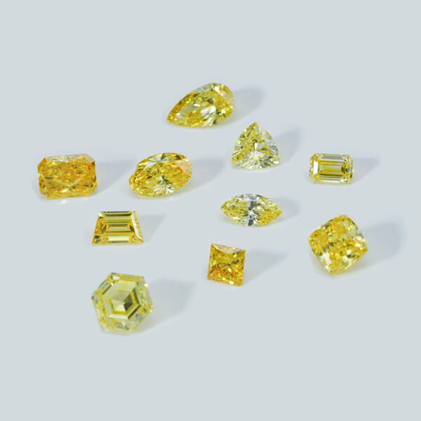 cultivation Diamond IGI Yellow Diamond laboratory artificial diamond wholesale HPHT/CVD  synthetic diamond - Image 5