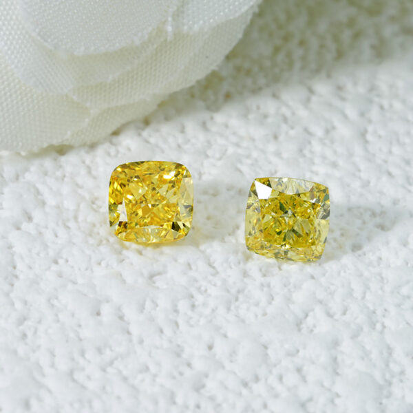 cultivation Diamond IGI Yellow Diamond laboratory artificial diamond wholesale HPHT/CVD  synthetic diamond - Image 3