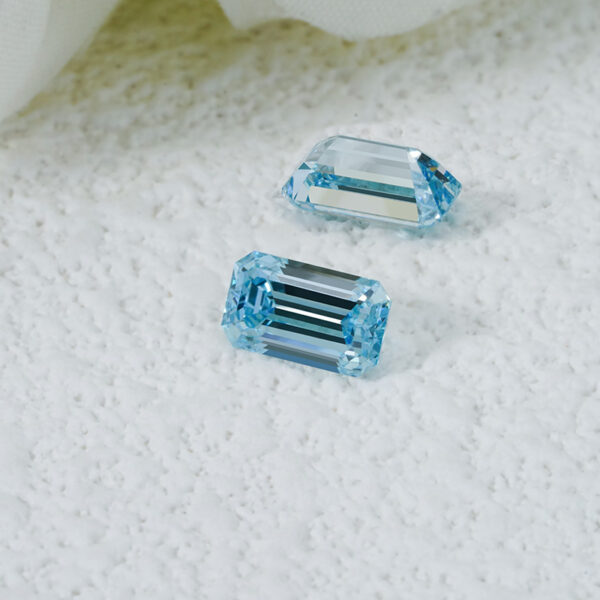 Blue diamond, fancy colored diamond, HPHT/ CVD - Image 2