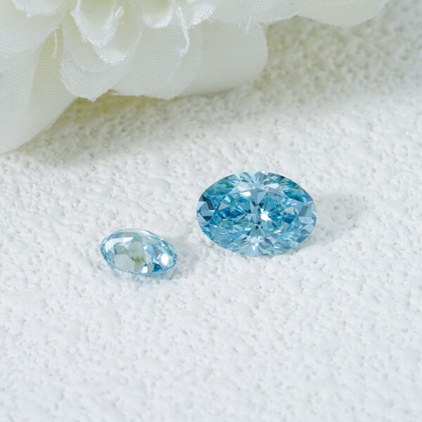 Blue diamond, fancy colored diamond, HPHT/ CVD - Image 4