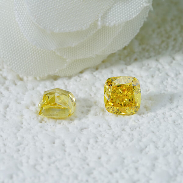 cultivation Diamond IGI Yellow Diamond laboratory artificial diamond wholesale HPHT/CVD  synthetic diamond