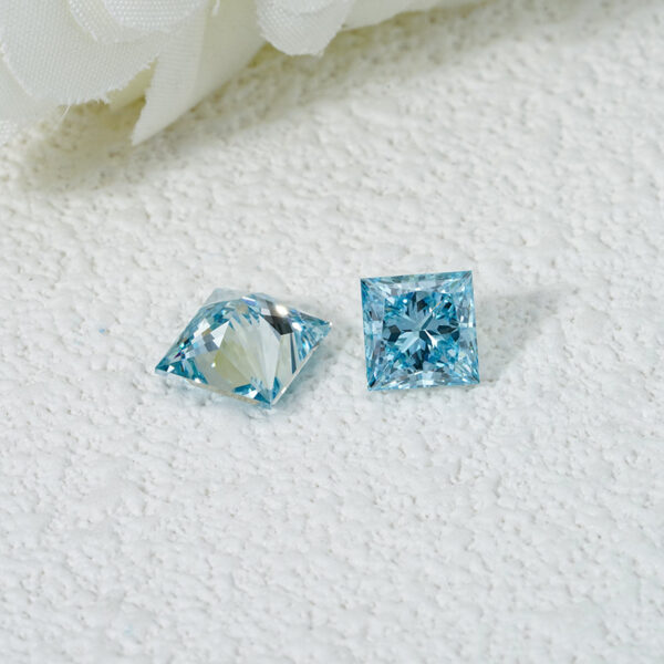 Blue diamond, fancy colored diamond, HPHT/ CVD - Image 3