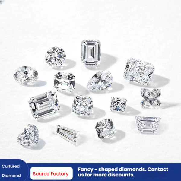 IGI-certified HPHT/CVD lab-grown diamonds can be customized.