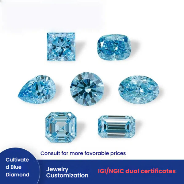 Blue diamond, fancy colored diamond, HPHT/ CVD